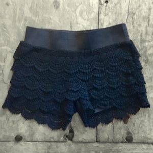 Wet Seal Black Lace Shorts J3460 🔥BEAT THE HEAT🔥